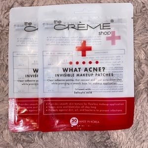 2 packs of the Créam shop “what acne? Invisible makeup patches”